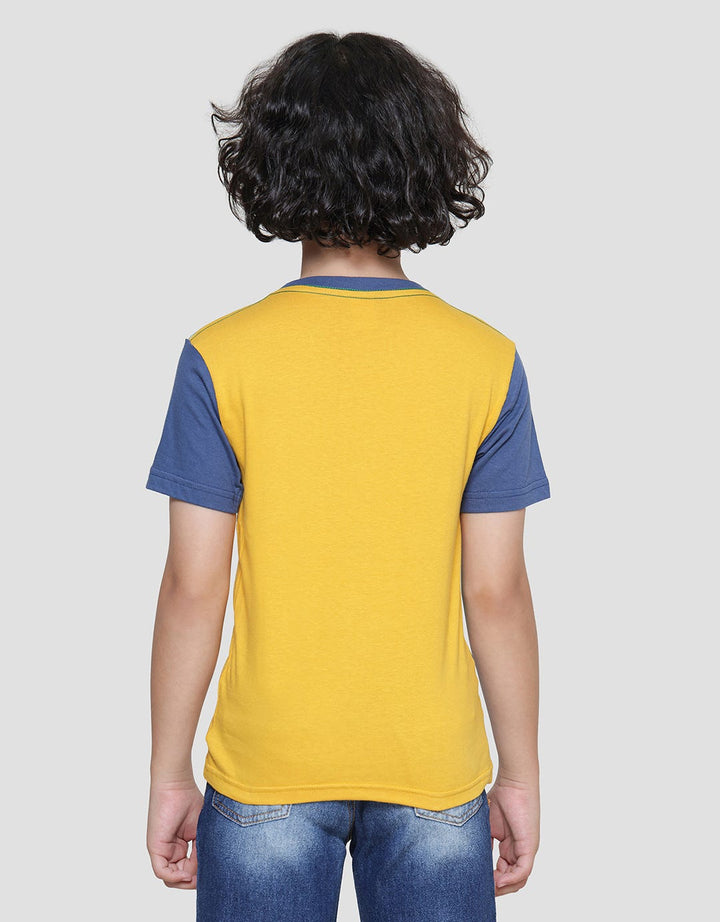 Little M Cut N Sewn Aplikasi Kaos Lengan Pendek Anak Laki-Laki