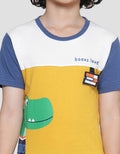 Little M Cut N Sewn Aplikasi Kaos Lengan Pendek Anak Laki-Laki