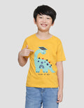 Little M Dino Cart Boys T-Shirt