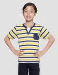 Little M Motif Stripes Kaos Anak Laki-Laki