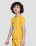 Little M Dino Kaos Lengan Pendek Anak Laki-laki