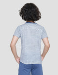 Little M Stripes Boys Short Sleeve T-Shirt Application