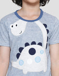 Little M Stripes Boys Short Sleeve T-Shirt Application