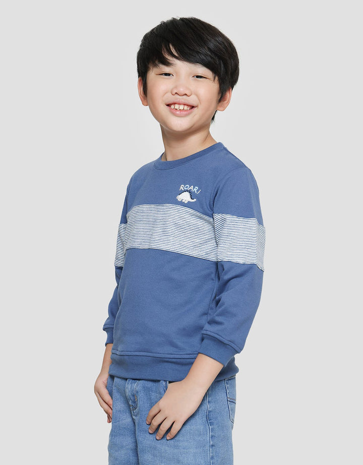 Little M Roar Cut N Sewn Boys Sweater Applique