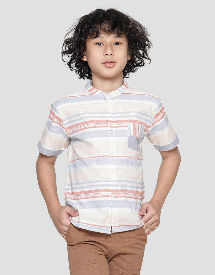 Little M Casual Dobby Short Sleeve Koko for Boys