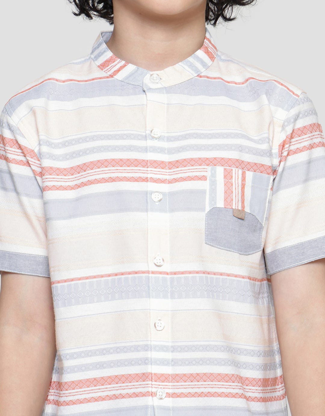 Little M Casual Dobby Short Sleeve Koko for Boys