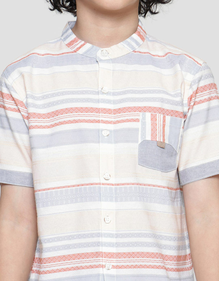 Little M Casual Dobby Short Sleeve Koko for Boys