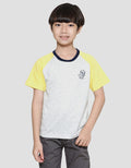 Little M Raglan Dino Boys Short Sleeve T-Shirt