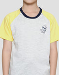 Little M Raglan Dino Boys Short Sleeve T-Shirt