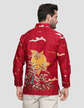 Arjuna Weda Body Fit Batik Awan Manuk Twin Men's Shirt