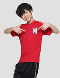 Nevada Anime Olimpic Takewondo Print Kaos Anak Laki-laki