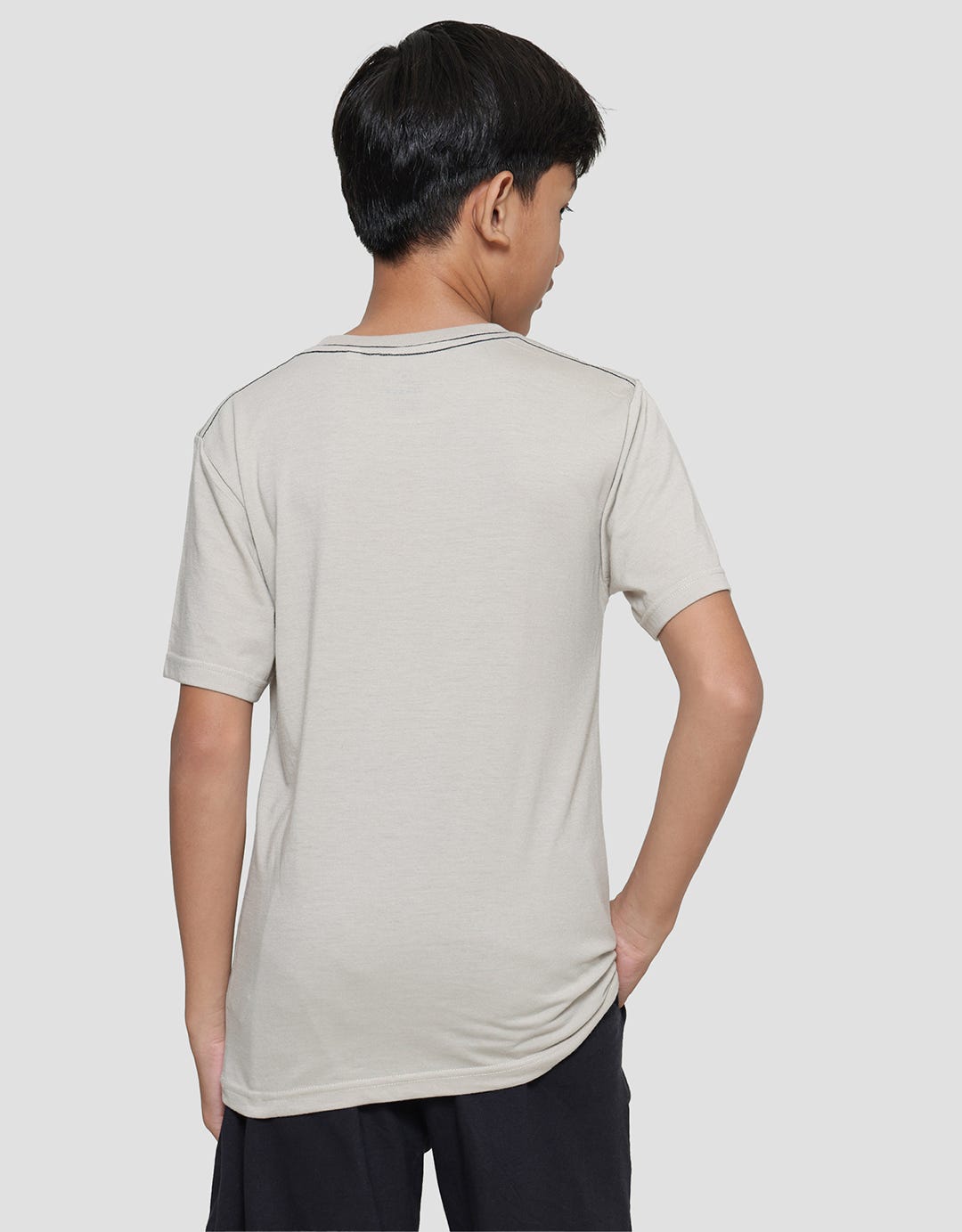 Nevada Print A Positive Attitude Kaos Lengan Pendek Anak Laki-Laki