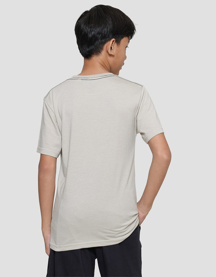 Nevada Print A Positive Attitude Kaos Lengan Pendek Anak Laki-Laki