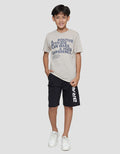Nevada Print A Positive Attitude Kaos Lengan Pendek Anak Laki-Laki