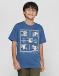 Nevada Kaos Lengan Pendek Anak Laki-laki Print Square Camo