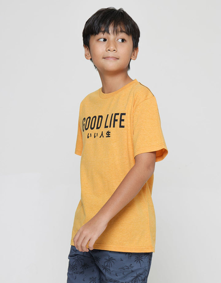 Nevada Boys Short Sleeve T-shirt Print Goodlife Japan