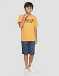 Nevada Boys Short Sleeve T-shirt Print Goodlife Japan