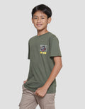 Nevada Boys Anime Logo Print Short Sleeve T-Shirt