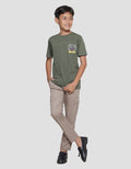 Nevada Boys Anime Logo Print Short Sleeve T-Shirt