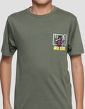 Nevada Boys Anime Logo Print Short Sleeve T-Shirt