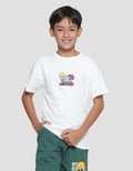Nevada Kaos Lengan Pendek Print Logo Chibby Anime Anak Laki-laki