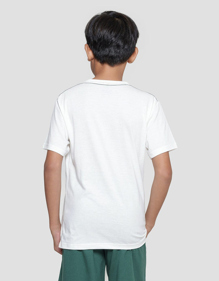 Nevada Kaos Lengan Pendek Print Logo Chibby Anime Anak Laki-laki