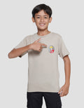Nevada Kaos Lengan Pendek Print Logo Chibby Anime Anak Laki-laki