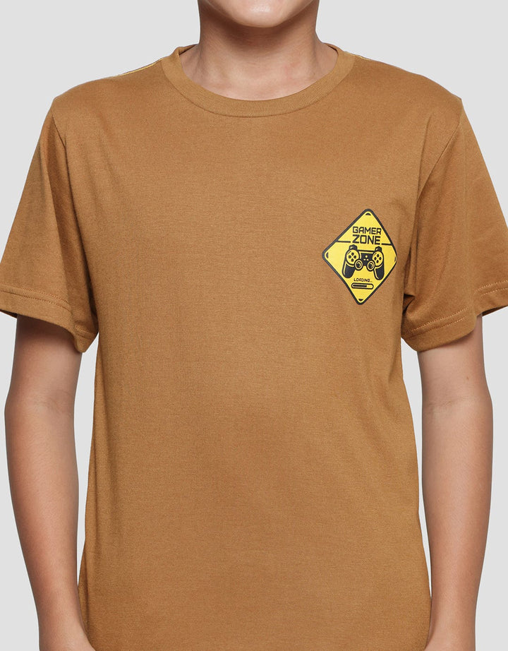 Nevada Logo Print Boys T-Shirt