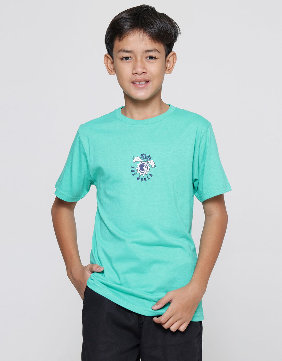 Nevada Rule The World Kaos Anak Laki-laki