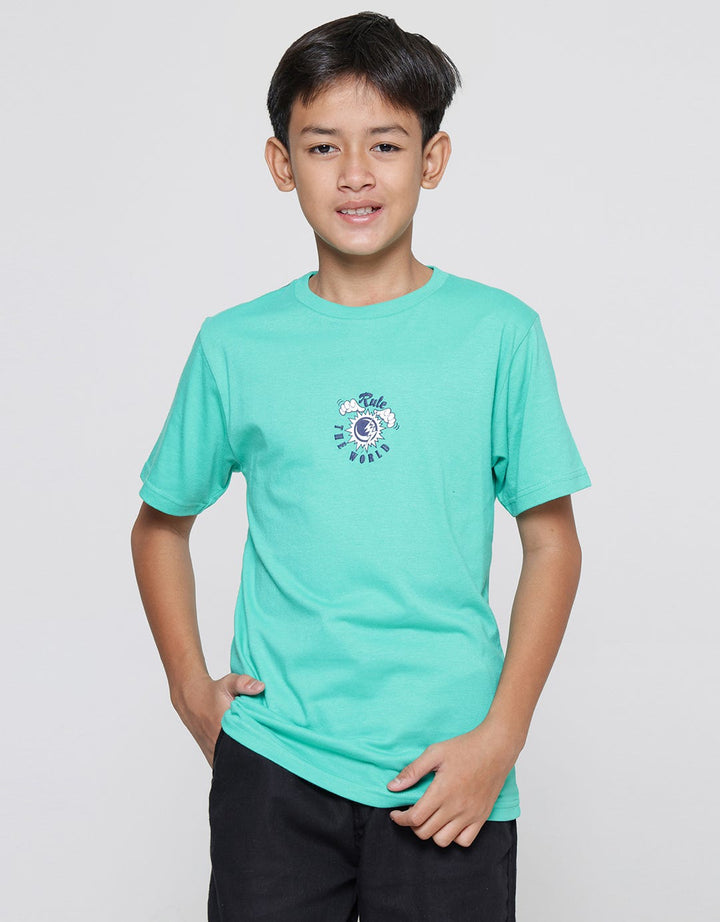 Nevada Rule The World Kaos Anak Laki-laki