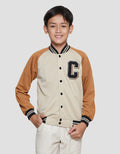 Nevada Jaket Bomber Raglan Patch Anak Laki-laki