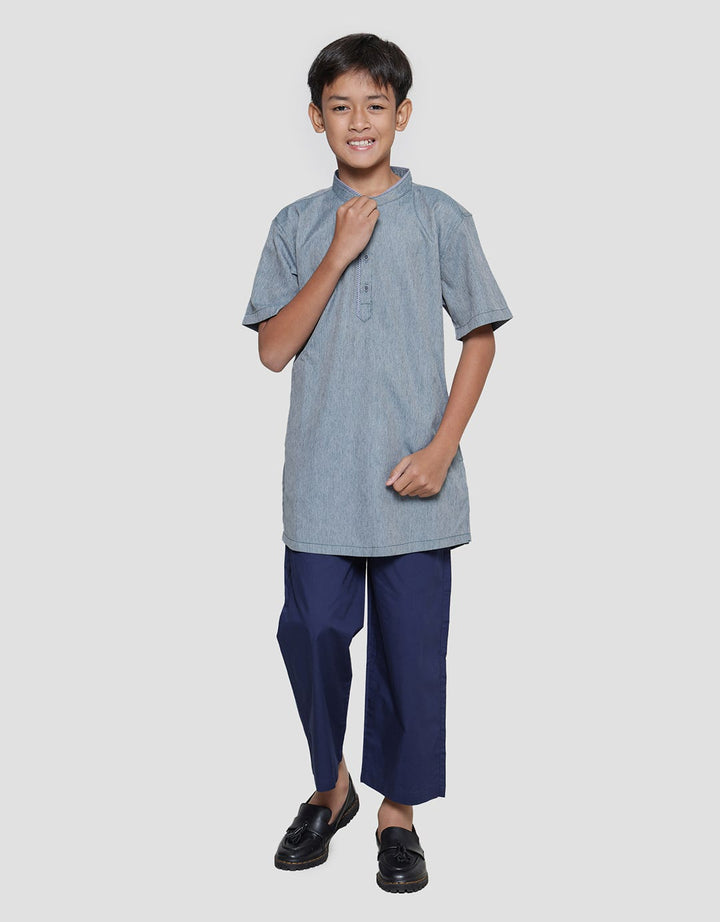 Aero Setelan Bamus Kurta Lengan Pendek Anak Laki-laki