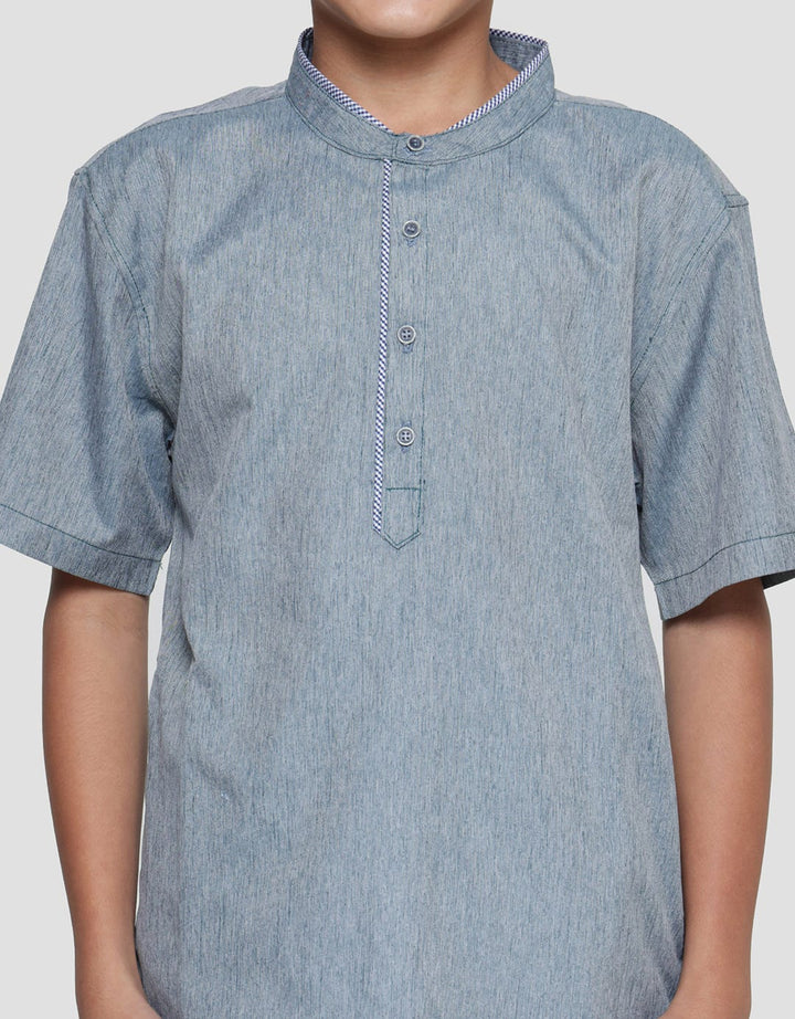 Aero Setelan Bamus Kurta Lengan Pendek Anak Laki-laki