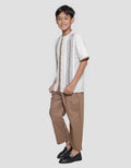 Aero Salur Print Tengah Baju Muslim Set Anak Laki-Laki