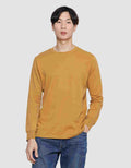 Suko Round Neck Soft Touch Round Collar Men's Long Sleeve T-Shirt