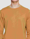 Suko Round Neck Soft Touch Round Collar Men's Long Sleeve T-Shirt