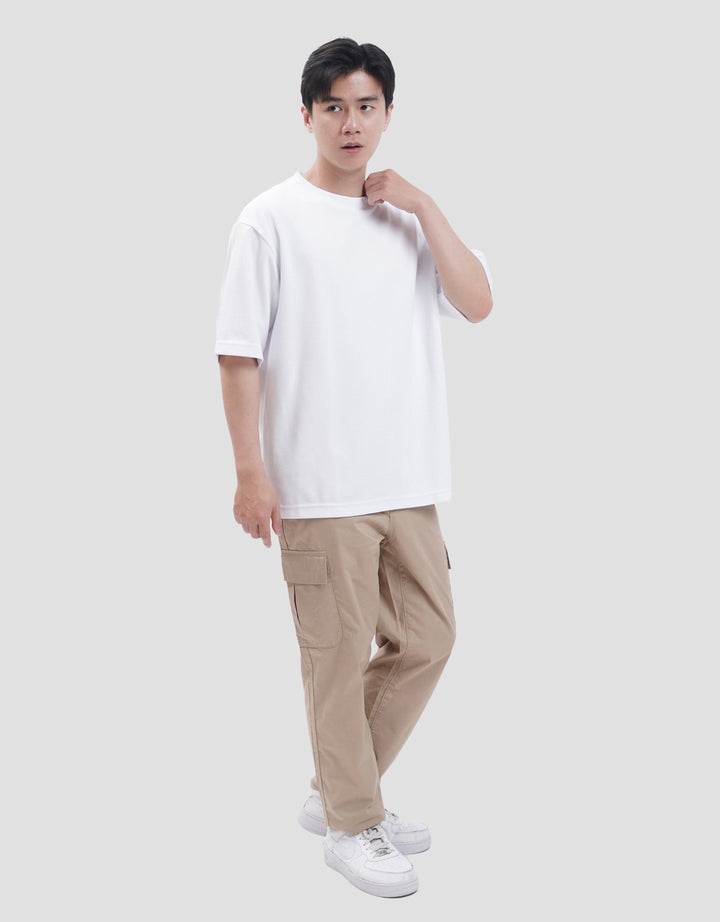 SUKO QUICK DRY KERAH BULAT LENGAN PENDEK KAOS OVERSIZE PRIA