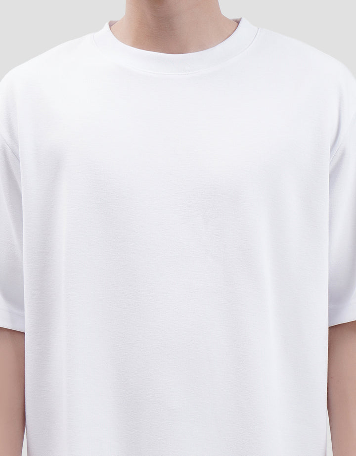 SUKO QUICK DRY KERAH BULAT LENGAN PENDEK KAOS OVERSIZE PRIA