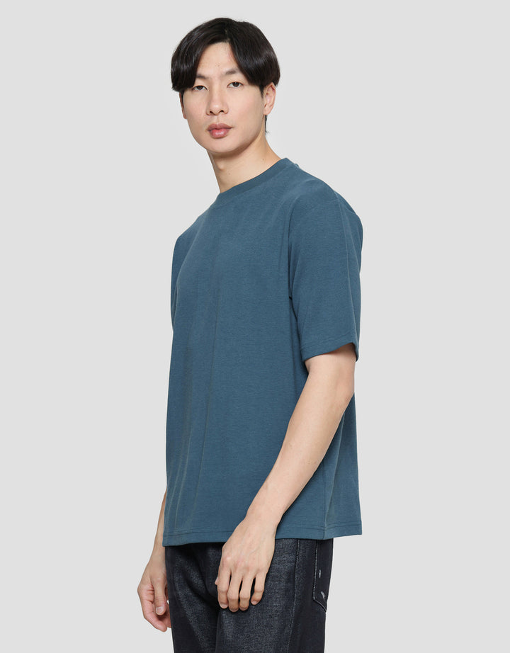 SUKO QUICK DRY KERAH BULAT LENGAN PENDEK KAOS OVERSIZE PRIA