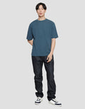 SUKO QUICK DRY KERAH BULAT LENGAN PENDEK KAOS OVERSIZE PRIA