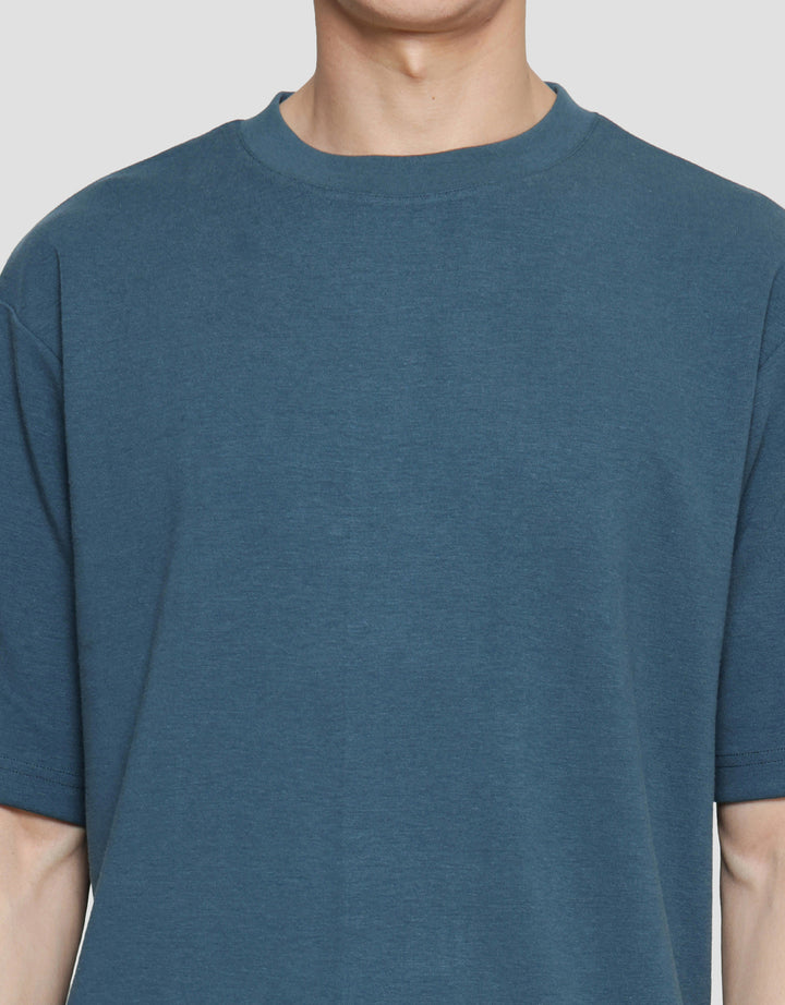 SUKO QUICK DRY KERAH BULAT LENGAN PENDEK KAOS OVERSIZE PRIA