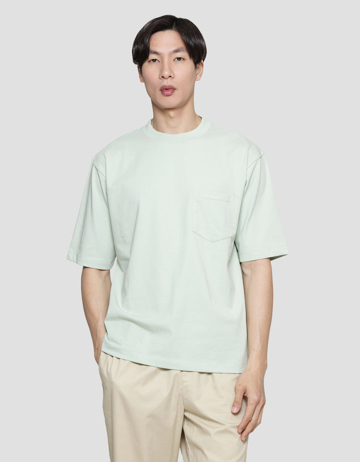 Suko Cool Touch Kerah Bulat Kaos Oversize Pria