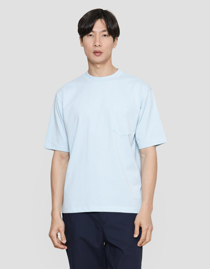 Suko Cool Touch Kerah Bulat Kaos Oversize Pria