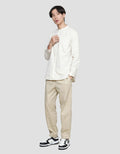 Suko Printed Stripe Kemeja Pria