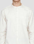 Suko Printed Stripe Kemeja Pria