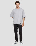 American Jeans Oversized Reverse Fabric At Side Kaos Pria