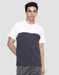American Jeans Cut And Sewn 2 Color Comb 24S Men's Short Sleeve T-Shirt