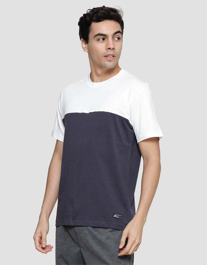 American Jeans Cut And Sewn 2 Color Comb 24S Kaos Lengan Pendek Pria