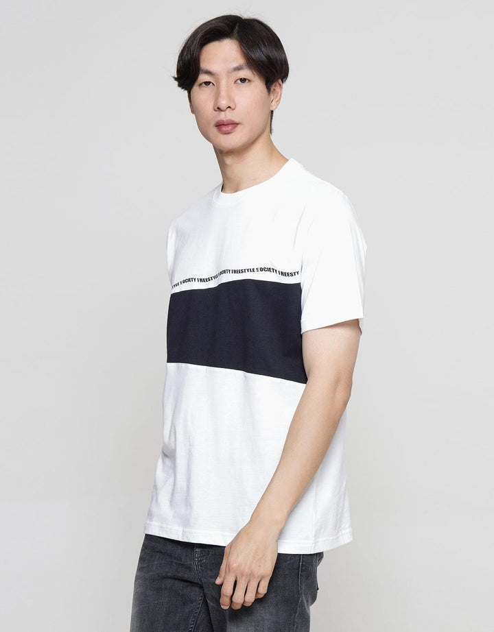 American Jeans Print Comb 20S Kaos Lengan Pendek Pria