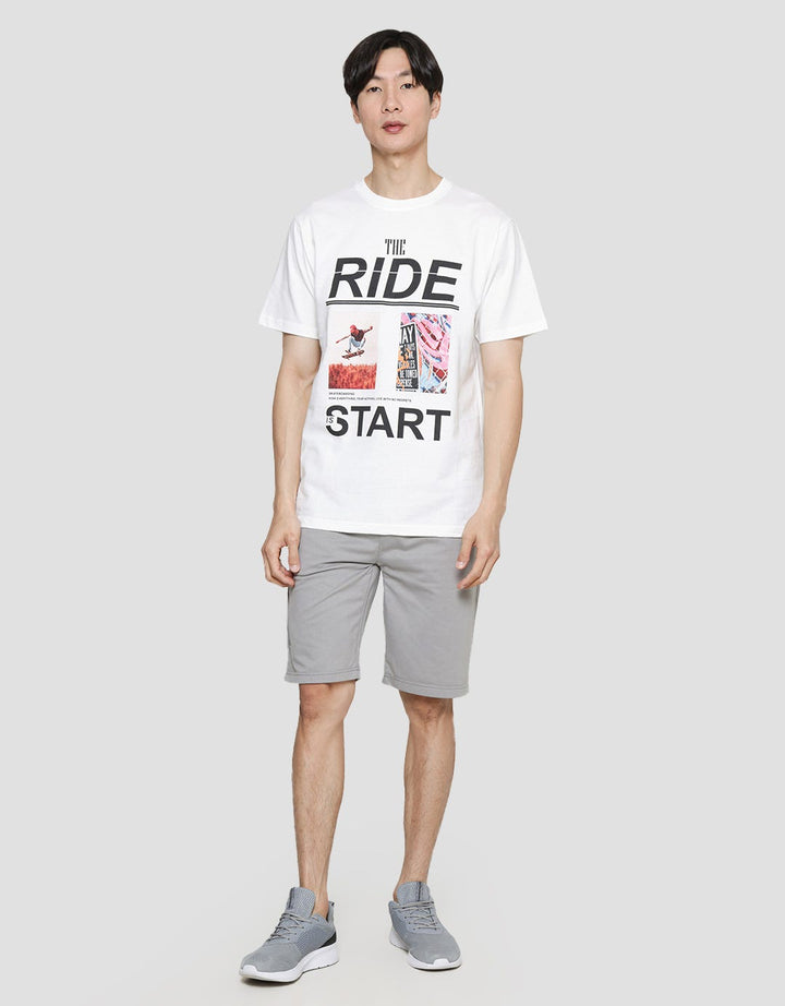 American Jeans Front Print USA Kaos Pria